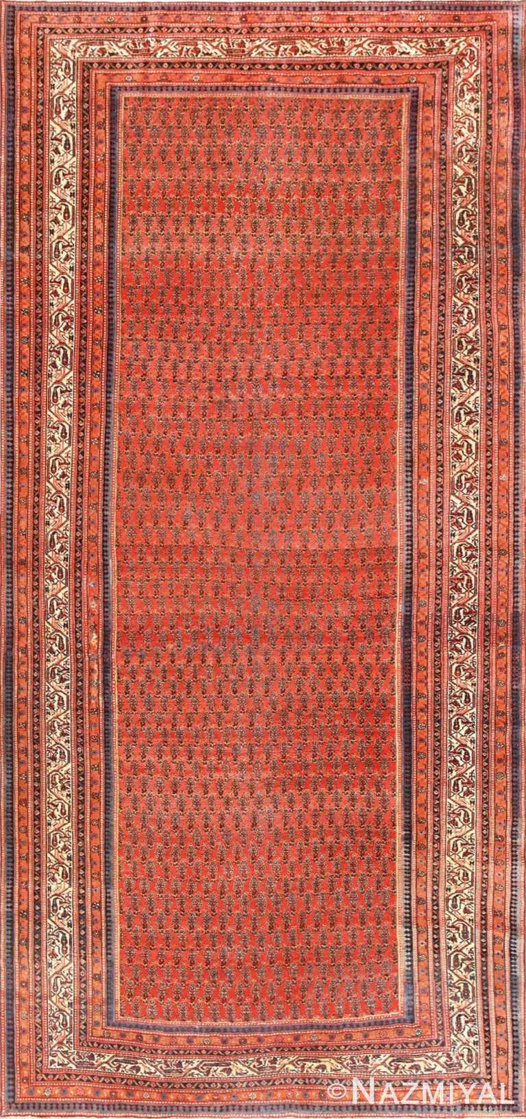 Vintage Gallery Size Persian Serab Oriental Rug 50656 Nazmiyal