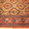 Border Tribal Gold background Antique Persian Bakshaish rug 48936 by Nazmiyal