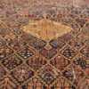 large 18th century rare antique kurdish shrub design rug 47430 field Nazmiyal
