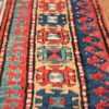 Tribal Gallery Size Runner Antique Caucasian Kazak Rug 48934 Border Design Nazmiyal