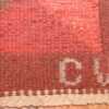 vintage flat woven scandinavian swedish kilim rug 48897 initials Nazmiyal