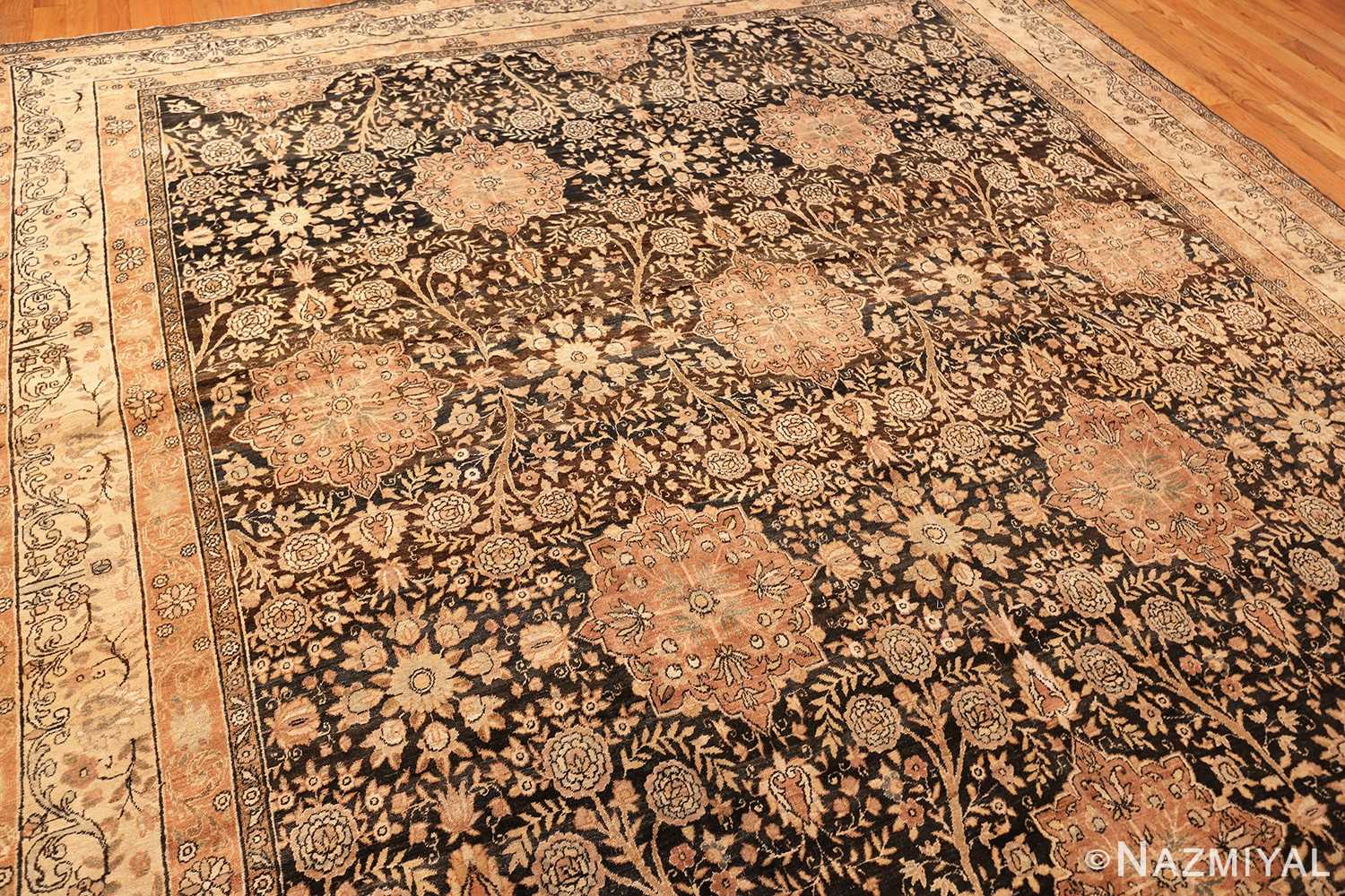 Field Picture of An Antique Persian Kerman Rug by Nazmiyal