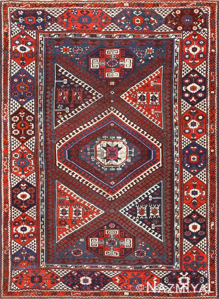Collectible Tribal Antique Turkish Bergama Rug 48884 Nazmiyal