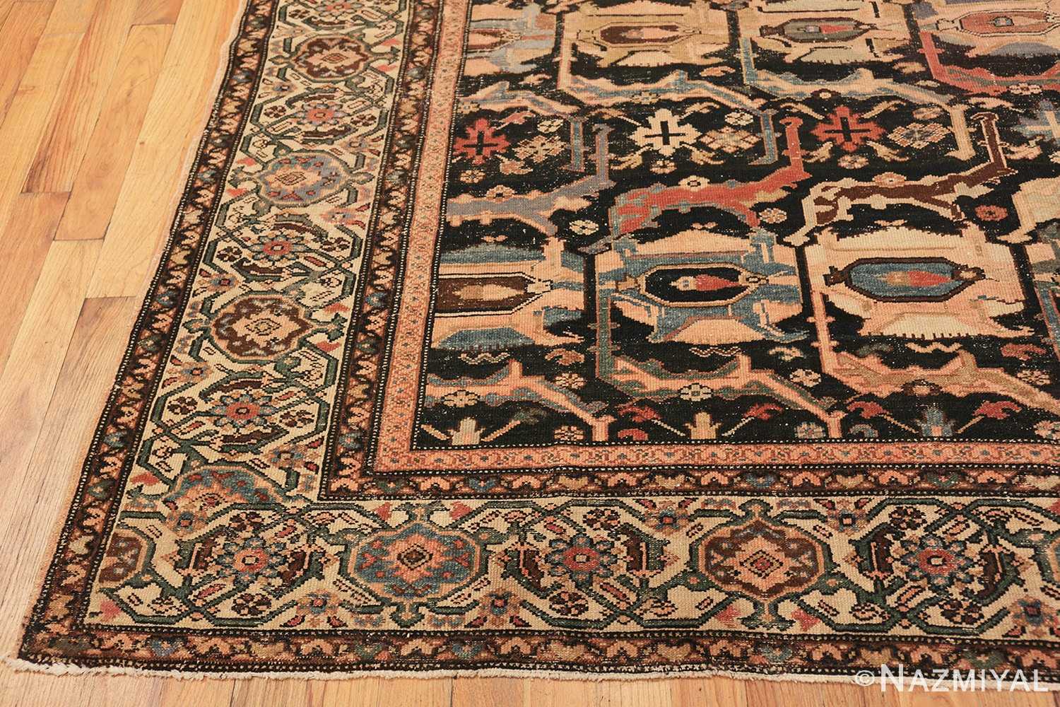 Corner Antique Tribal Shabby Chic Malayer rug 48935 by Nazmiyal