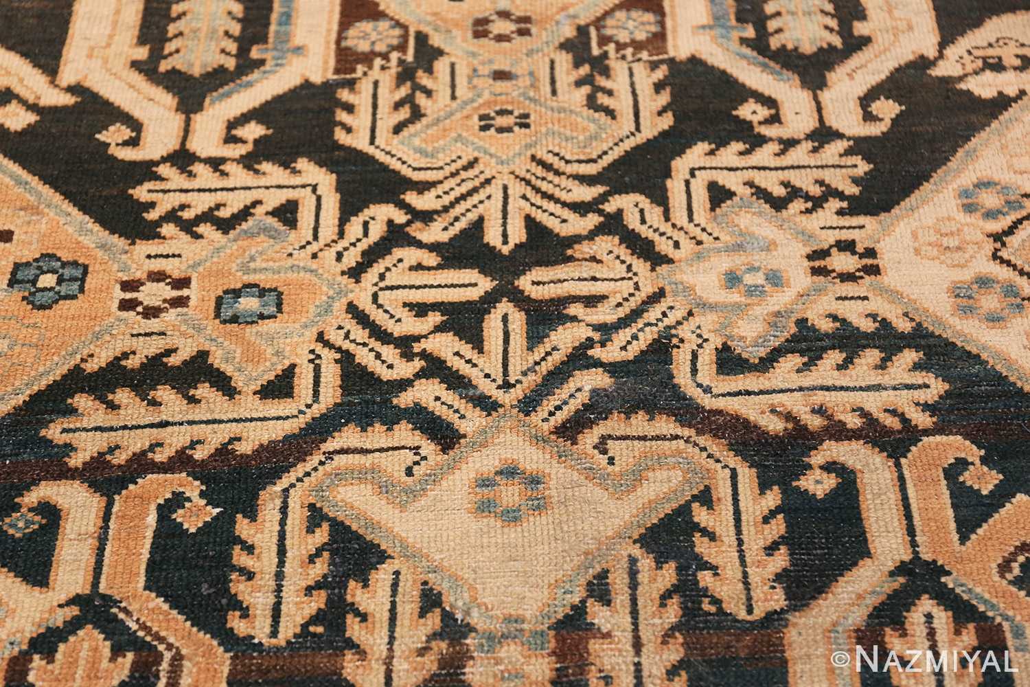 Tribal Antique Oversized Persian Bakhtirari Geometric Rug 48042 Inner Pattern Nazmiyal