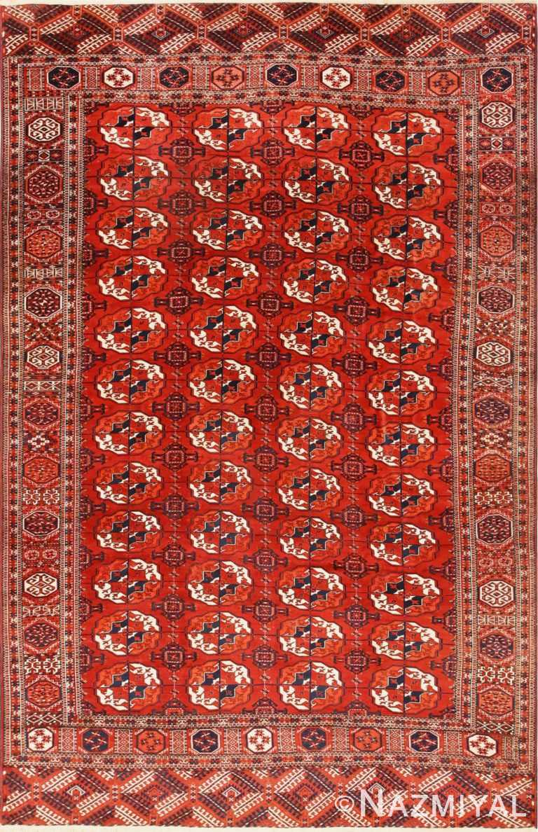 Antique Caucasian Turkoman Bokara Rug 50526 Nazmiyal