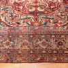 fine large silk and wool persian kerman lavar antique rug 48957 border Nazmiyal