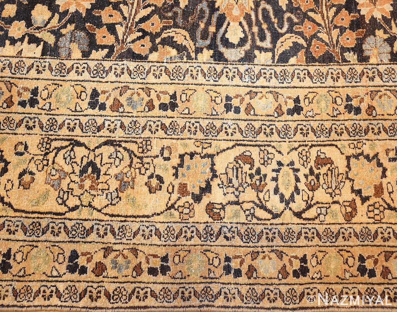charcoal gray persian khorassan rug 48913 border Nazmiyal