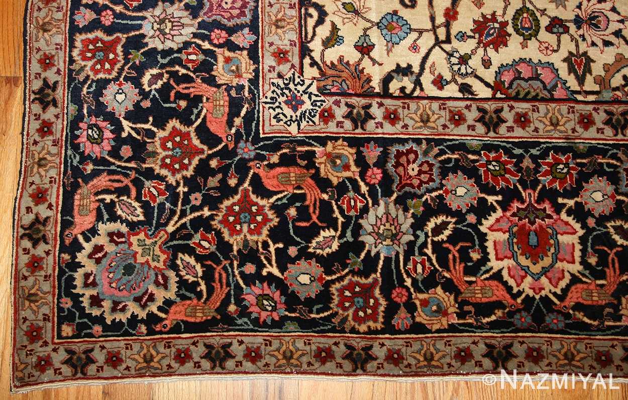 antique persian tabriz rug 49064 border Nazmiyal