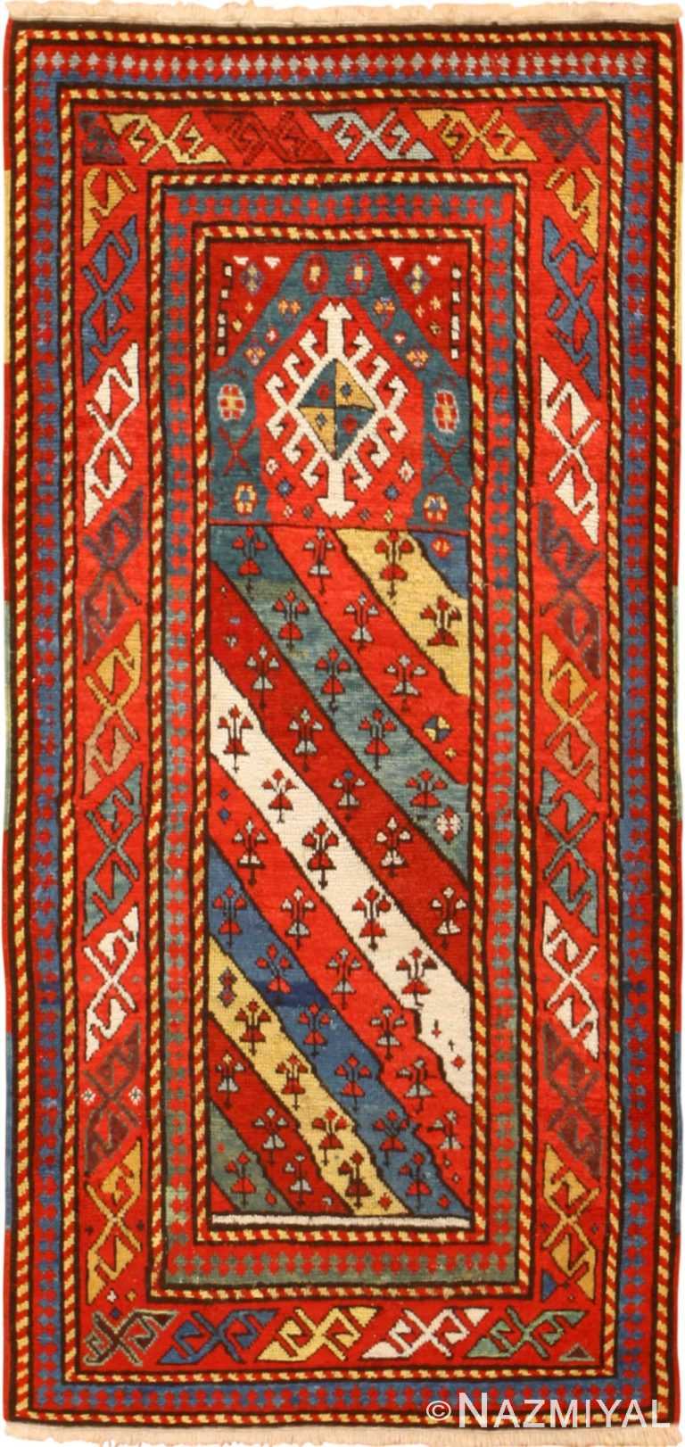 Antique Caucasian Genghi Prayer Rug 49096