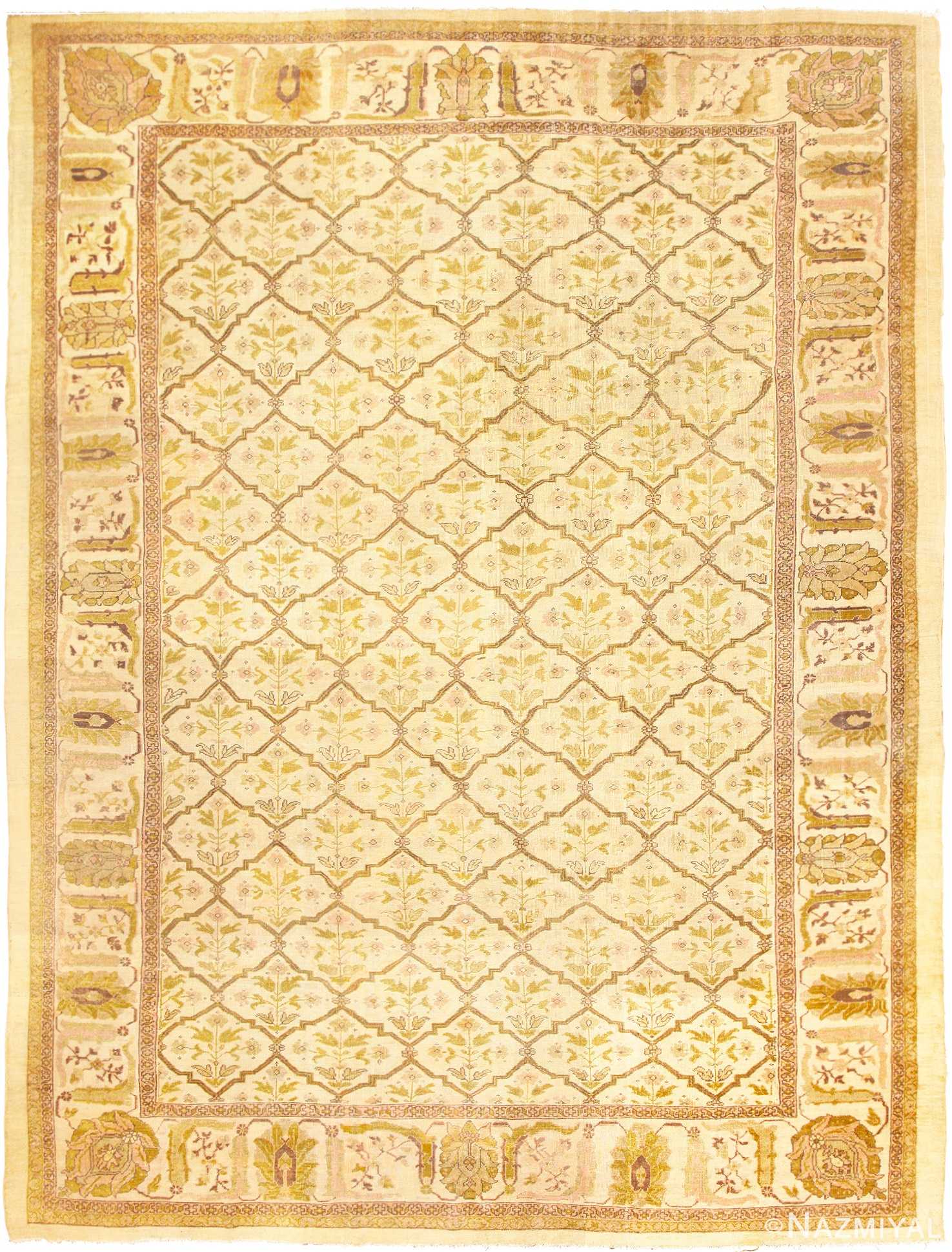Antique Persian Sultanabad Rug 50388 Nazmiyal Persian Rugs