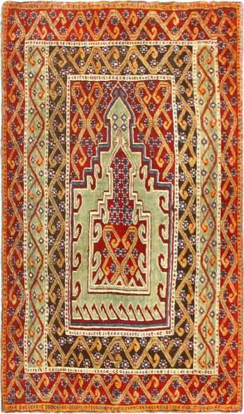 Antique East Anatolian Turkish Prayer Rug 49101