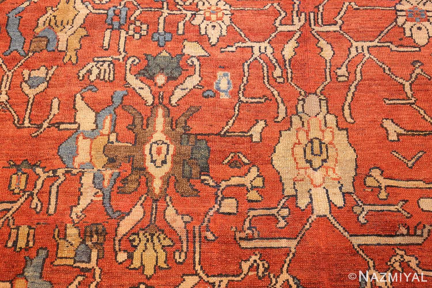 oversize antique persian sultanabad rug 50653 design Nazmiyal