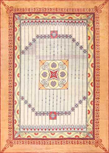 antique austrian art nouveau rug 49195 Nazmiyal