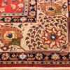 large antique vase design persian tabriz rug 49196 corner Nazmiyal