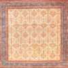 square persian bakshaish rug 49200 Nazmiyal