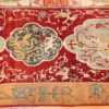 antique ivory room size indian agra rug 49176 border Nazmiyal