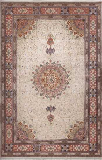 fine vintage shahsavarpour tabriz persian rug 51009 Nazmiyal