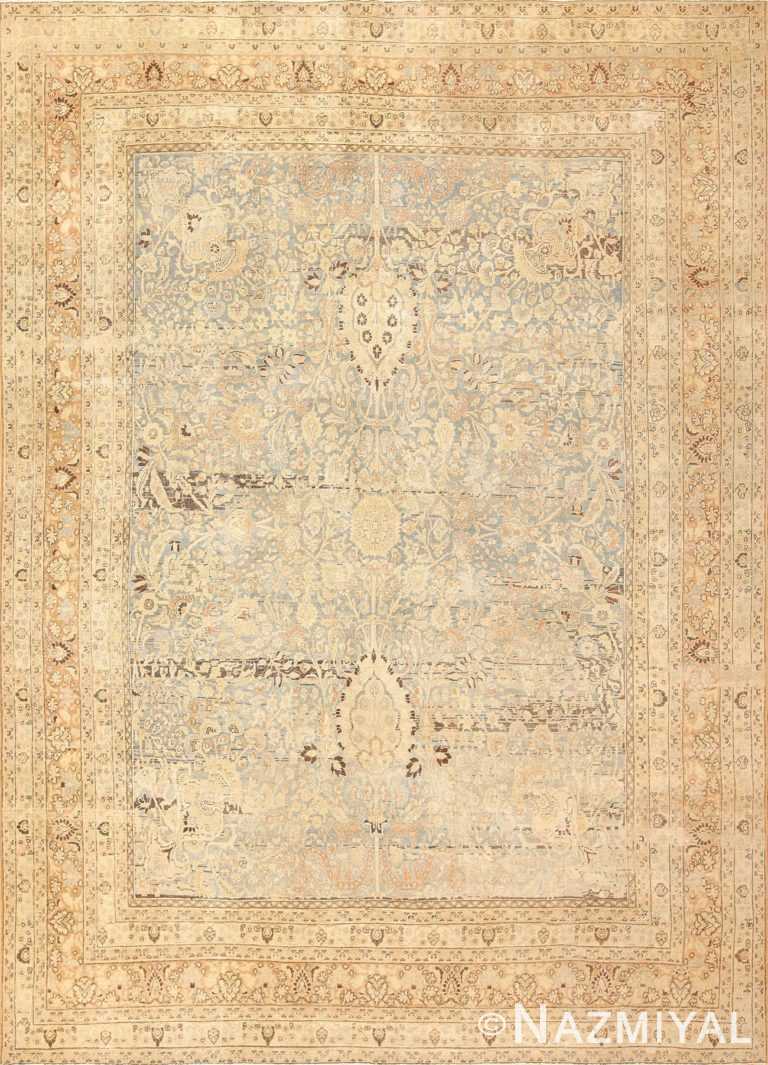 antique floral persian khorassan rug 49210 Nazmiyal
