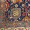 antique navy bakground tabriz persian rug 51061 corner Nazmiyal