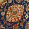antique navy bakground tabriz persian rug 51061 field Nazmiyal