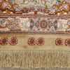 fine silk and gold thread vintage tabriz persian rug 51054 fringes Namziyal