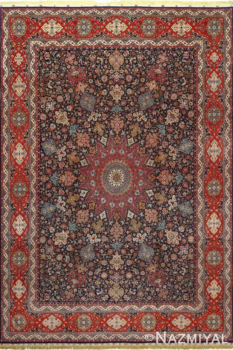 fine zohreh design vintage tabriz persian rug 51047 Nazmiyal