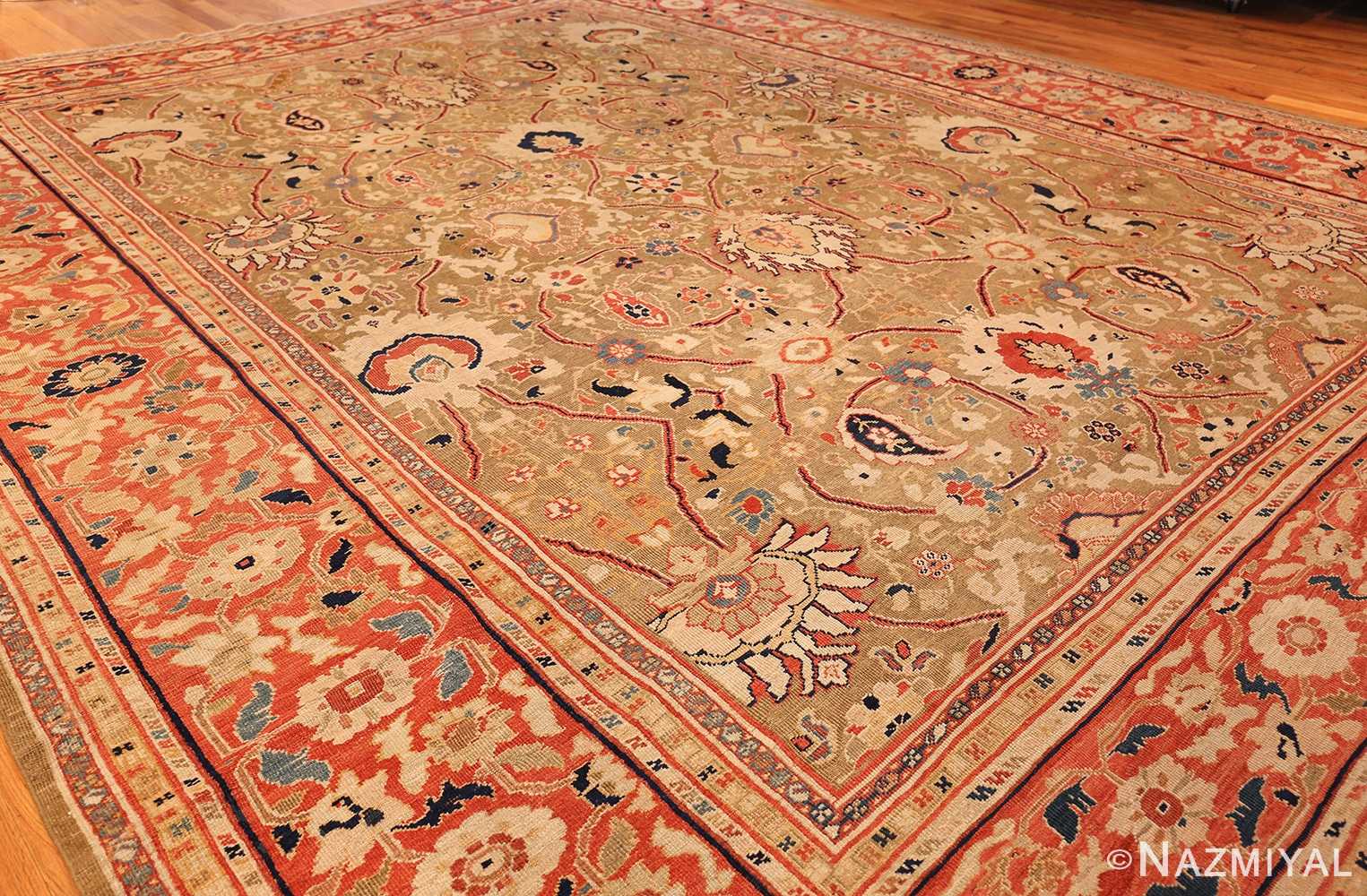large antique zigler sultanabad persian rug 49002 side Nazmiyal