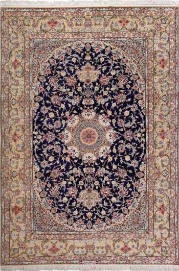 dark background vintage isfahan rug 51115 Nazmiyal