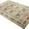 vintage geometric tabriz persian rug 51113 side Nazmiyal