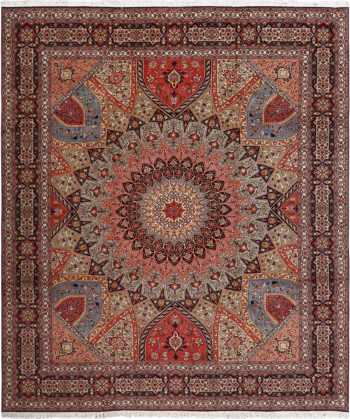 vintage tabriz persian rug 51116 Nazmiyal