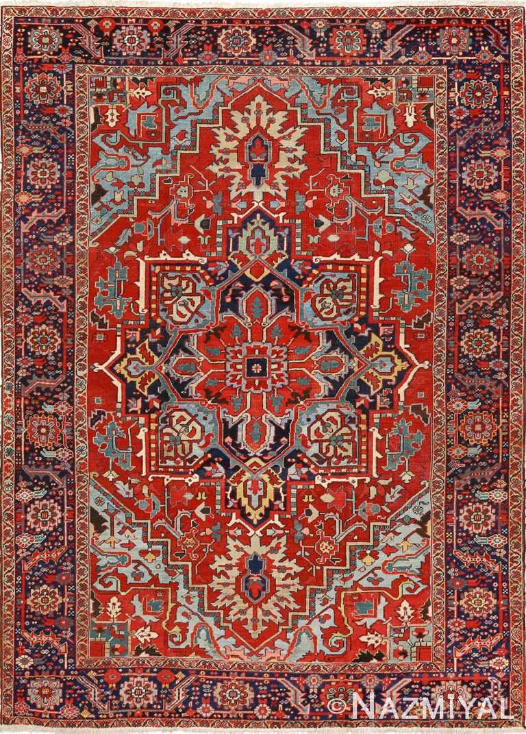 antique serapi persian rug 51093 Nazmiyal