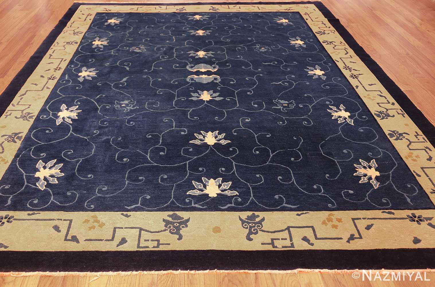 room size antique blue chinese rug 49272 full Nazmiyal