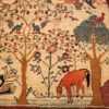 antique animal motif tehran persian rug 49303 horse Nazmiyal