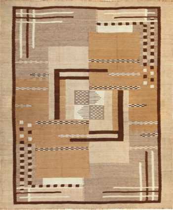 antique french art deco kilim rug 49256 nazmiyal