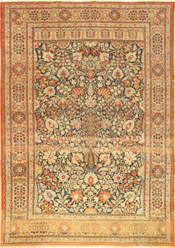 antique haji jalili tabriz persian rug 49363 Nazmiyal