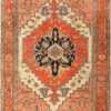 antique ivory background serapi persian rug 49352 Nazmiyal