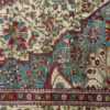 antique silk mohtasham kashan persian rug 51168 flowers Nazmiyal
