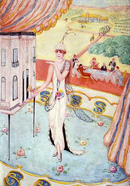 Florine Stettheimer | Rugs in Florine Stettheimer Paintings