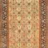 gold background antique sultanabad persian rug 49360 Nazmiyal