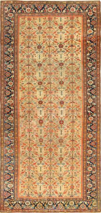 gold background antique sultanabad persian rug 49360 Nazmiyal