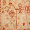 ivory antique oushak turkish rug 49323 boy Nazmiyal