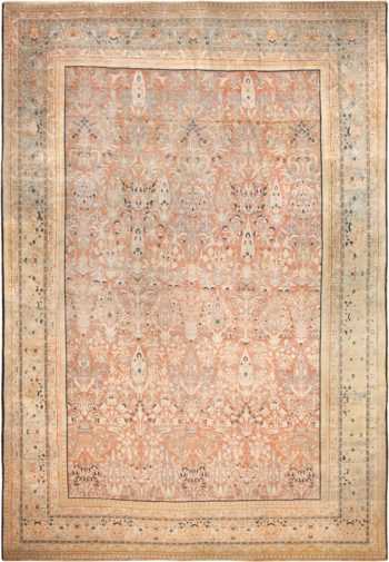 oversized antique tabriz haji jalili persian rug 49317 nazmiyal
