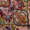 oversized hunting scene vintage tabriz persian rug 51117 vase Nazmiyal