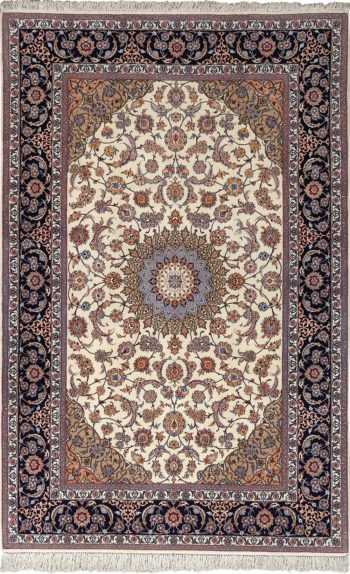 roomsize vintage isfahan persian rug 51148 Nazmiyal