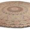 round silk vintage tabriz persian rug 51137 full Nazmiyal