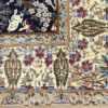 tree of life design vintage nain persian rug 51156 corner Nazmiyal