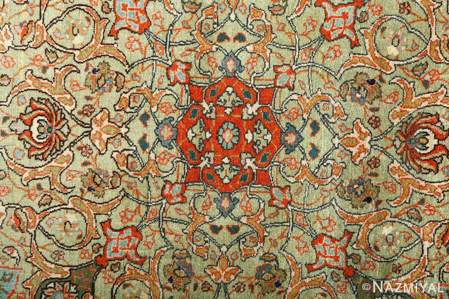 large vintage tabriz persian rug 51124 center Nazmiyal