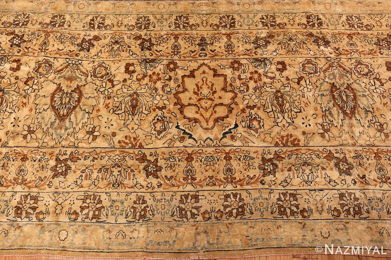 oversized animal motif kerman persian rug 49330 border Nazmiyal