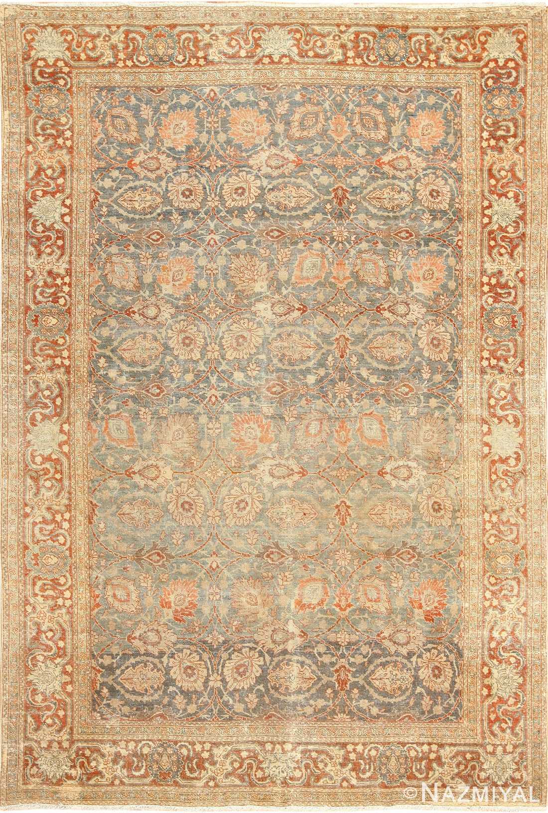 roomsize antique tabriz persian rug 49354 Nazmiyal